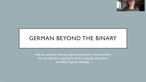 Thumbnail for entry German: Beyond the Binary