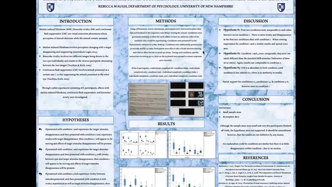 Thumbnail for entry Examining Motion Induced Blindness, Binocular Rivalry, and Continuous Flash Suppression Through Capstone