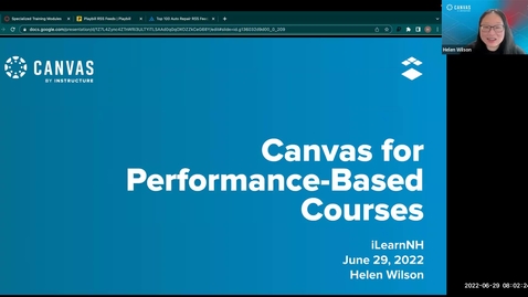 Thumbnail for Canvas for Performance-Based Courses