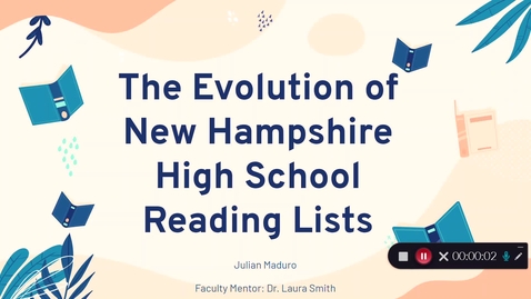 Thumbnail for entry The Evolution of Assigned Reading: The Diversity in New Hampshire High School Reading and Student Reading Engagement