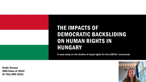 Thumbnail for entry A Changing Political System: Democratic Backsliding and its Effects on Human Rights in Hungary