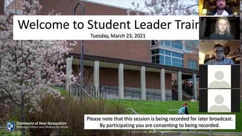 Thumbnail for entry StudentLeaderTraining