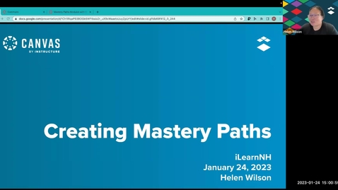 Thumbnail for entry Creating Mastery Paths 1/24/23