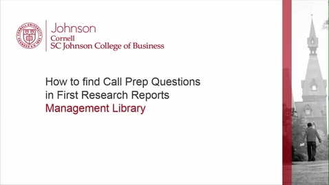 Thumbnail for entry How to find Call Prep Questions.mp4