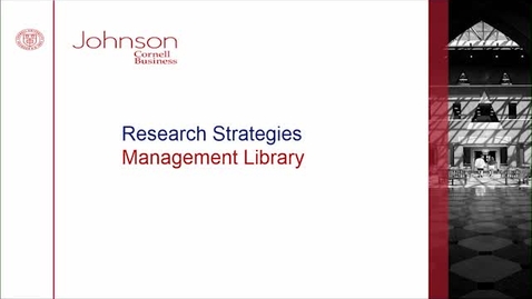 Thumbnail for Research Strategies