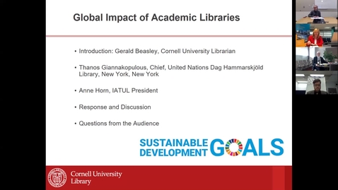 Thumbnail for Global Impact of Academic Libraries Webinar 25 October 2019