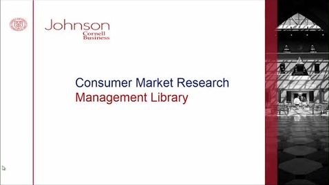 Thumbnail for Consumer Market Research