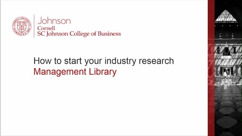Thumbnail for How to start your industy research.mp4