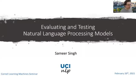 Thumbnail for entry 2.26.21 Sameer Singh, University of California, Irvine 