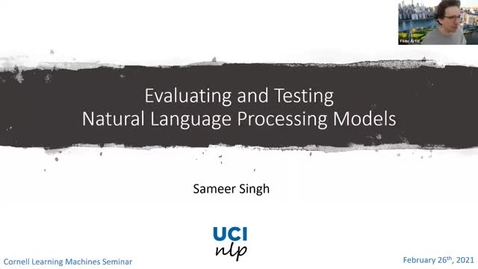 Thumbnail for 2.26.21 Sameer Singh, University of California, Irvine 