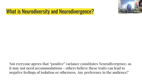 Thumbnail for Neurodiversity Dialogues: How Awareness, Acceptance and Compassionate Treatment of Neurodivergent People has Evolved