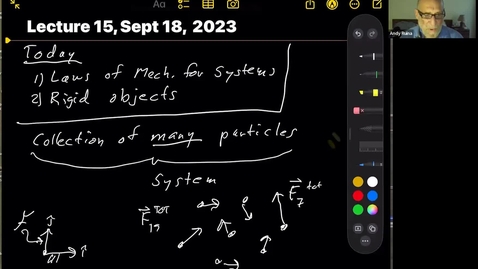 Thumbnail for Lecture 15: Laws of Mechanics, Sept 18, 2023
