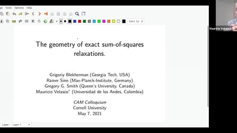 Thumbnail for entry CAM Colloquium - Mauricio Velasco (5/7/21)