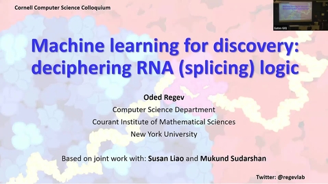 Thumbnail for CS Fall 2024 Colloquium - Oded Regev