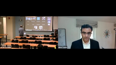 Thumbnail for ORIE Colloquium on 10/19/2021: Milind Tambe (Harvard)