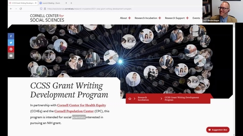 Thumbnail for NIH Grant Development Workshop Session - Getting Grants