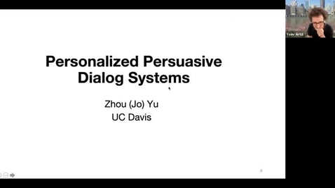 Thumbnail for 9.18.20 Zhou Yu, University of California, Davis