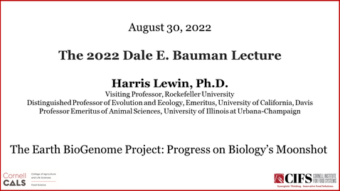 Thumbnail for The Earth BioGenome Project: Progress on Biology’s Moonshot