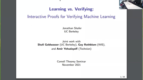 Thumbnail for 11.8.21 Jonathan Shafer, University of California Berkeley