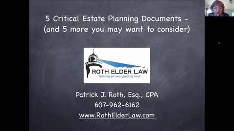 Thumbnail for Five Critical Estate Planning Documents