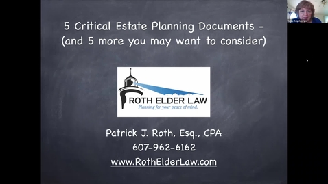 Thumbnail for entry Five Critical Estate Planning Documents