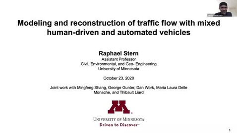 Thumbnail for CAM Colloquium - Raphael Stern (10/23/20)