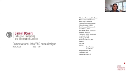 Thumbnail for CIS - Computational Labs/PhD Suite Design Focus Group meeting