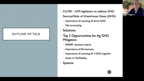 Thumbnail for Greenhouse Gas Mitigation Opportunities on Working Lands - Jenifer Wightman