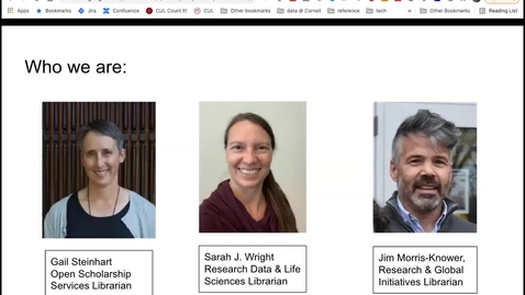 Thumbnail for entry Open Scholarship: Open Access, Open Science, Open Data
