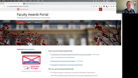 Thumbnail for entry Chair and Award Committee Introduction to the Faculty Awards Portal