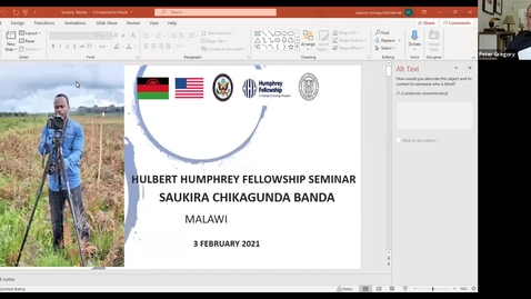 Thumbnail for entry Humphrey Fellows Seminars- Natalya and Saukira