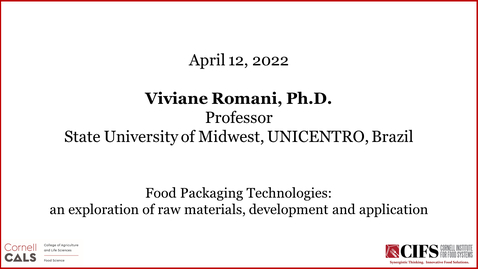 Thumbnail for Food Packaging Technologies: An exploration of raw materials, development and application