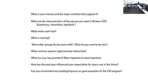 Thumbnail for CIS - IS Department Focus Group meeting