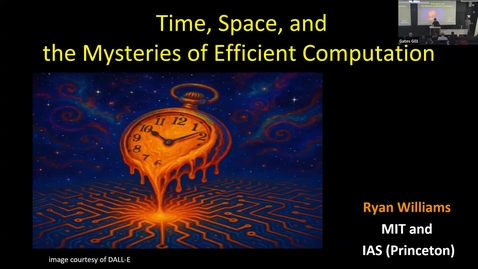 Thumbnail for CS Fall 2025 Colloquium - Ryan Williams
