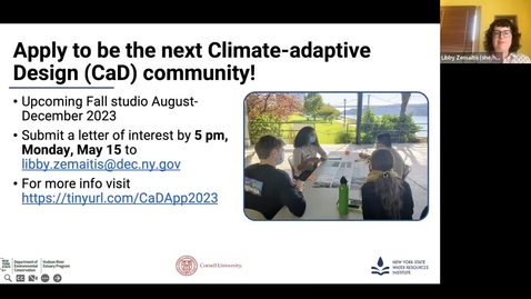Thumbnail for Climate-adaptive Design (CaD) 2023 Studio Pre-Application Webinar
