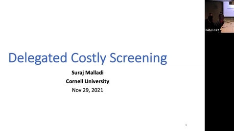 Thumbnail for 11.29.21 Suraj Malladi, Cornell University
