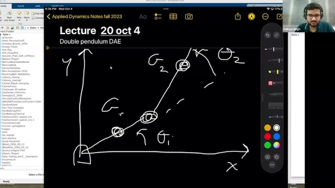 Thumbnail for Lecture 20, Wed Oct 4, 2023. DAE on Matlab cont'd