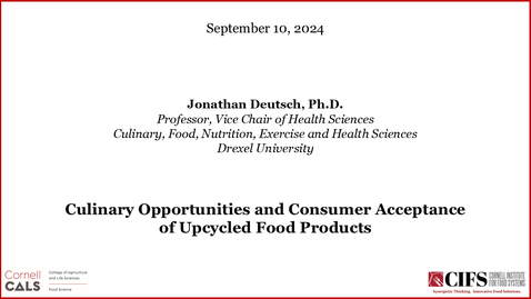 Thumbnail for September 10, 2024  - Jonathan Deutsch, Ph.D., Drexel University