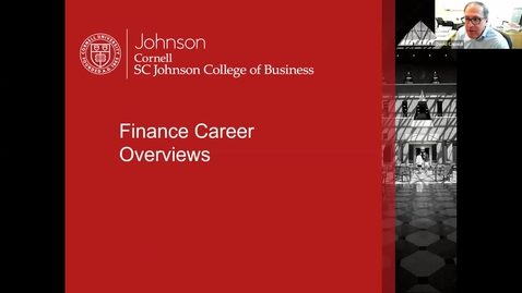 Thumbnail for Finance Career Overviews