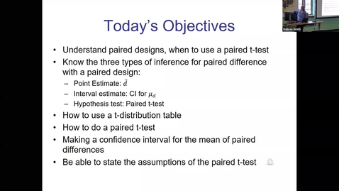 Thumbnail for Live Lecture with Dr Smith -- Intro Stats