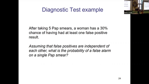 Thumbnail for Live Lecture with Dr Smith -- Intro Stats