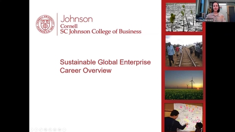 Thumbnail for Sustainable Global Enterprise Career Overview