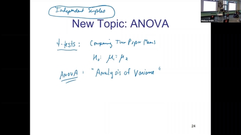 Thumbnail for Live Lecture with Dr Smith -- Intro Stats
