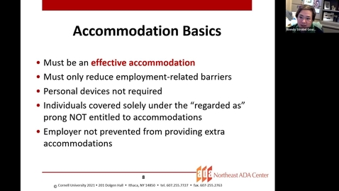 Thumbnail for Neurodiversity Dialogues: Reasonable Accommodations at Work