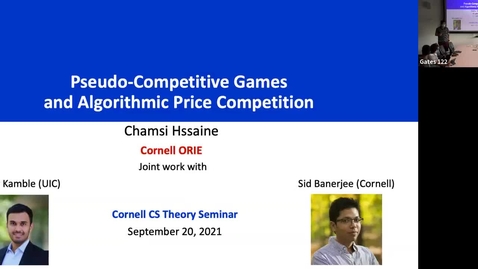 Thumbnail for 9.21.21 Chamsi Hssaine, Cornell University