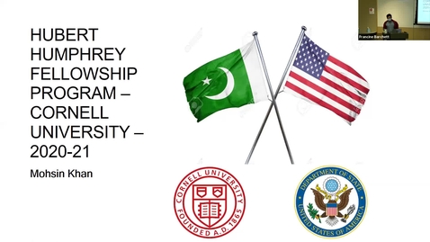 Thumbnail for entry Humphrey Fellows Seminars- Mohsin and Tata