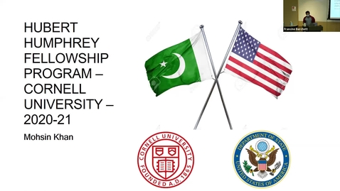 Thumbnail for Humphrey Fellows Seminars- Mohsin and Tata