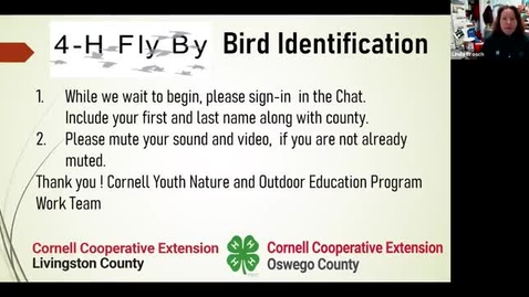 Thumbnail for entry 4-H Fly By- Bird Identification