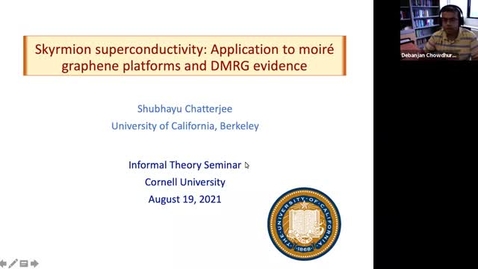 Thumbnail for entry Informal Theory Seminar