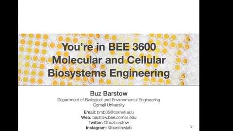 Thumbnail for BEE 3600 Lecture 16 Video